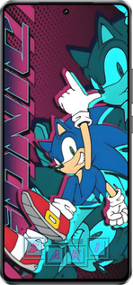 Силиконовый чехол Соник для Vivo iQOO Z10 Turbo - 6284u-4150 изображение 