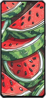 Силиконовый чехол Арбуз для Vivo IQOO Neo 10 5G - 6315u-3920 изображение 