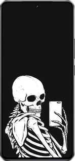 Силиконовый чехол Скелет делает Selfie для Vivo IQOO Neo 10 5G - 6535u-3920 изображение 