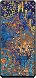 Силиконовый чехол Золотой узор для Vivo IQOO Neo 10 5G - 678u-3920 изображение 