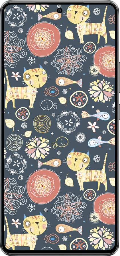 Силиконовый чехол Котята v4 для Vivo IQOO Neo 10 5G - 1224u-3920 изображение 