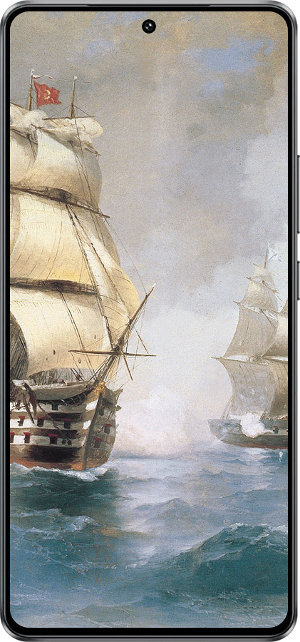 Силиконовый чехол Айвазовский. Корабли для Vivo IQOO Neo 10 5G - 160u-3920 изображение 