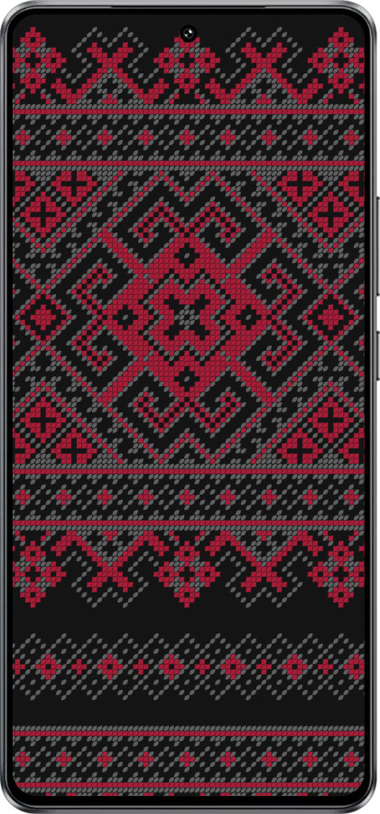 Силиконовый чехол Вышиванка 52 для Vivo IQOO Neo 10 5G - 1763u-3920 изображение 