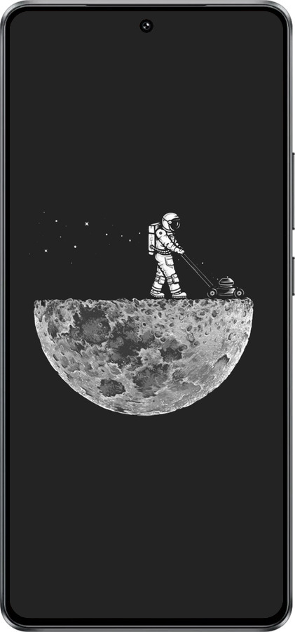 Силиконовый чехол Moon in dark для Vivo iQOO Z10 Turbo - 4176u-4150 изображение 