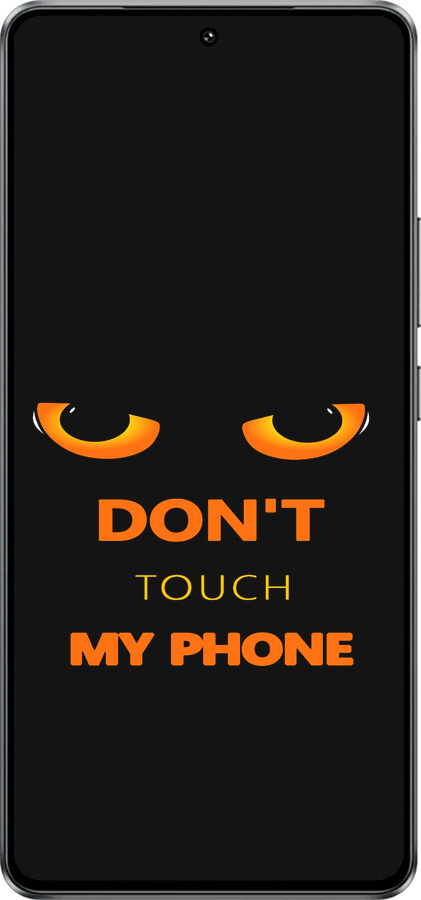 Силиконовый чехол Don't touch the phone для Vivo IQOO Neo 10 5G - 4261u-3920 изображение 