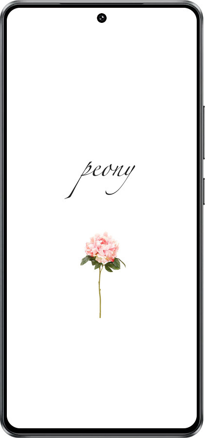 Силиконовый чехол Пион для Vivo Y300 GT 5G - 4366u-4151 изображение 