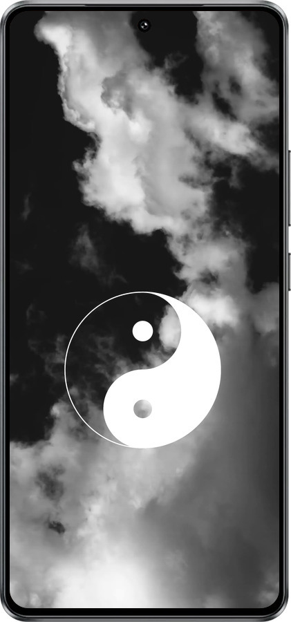 Силиконовый чехол Инь и Янь для Vivo Y300 GT 5G - 4389u-4151 изображение 