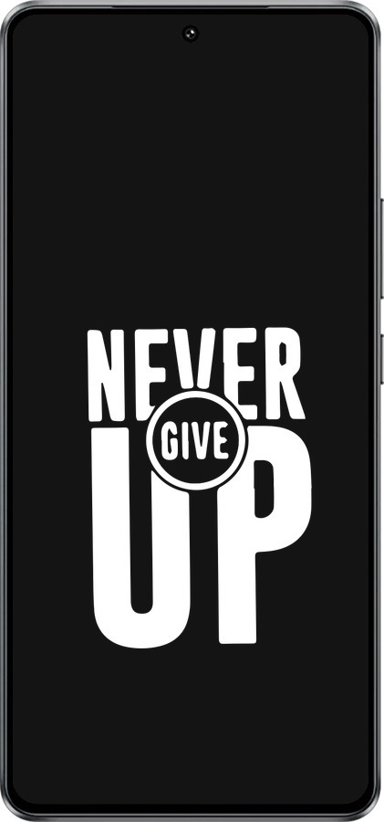 Силиконовый чехол Никогда не сдавайся для Vivo Y300 GT 5G - 4572u-4151 изображение 