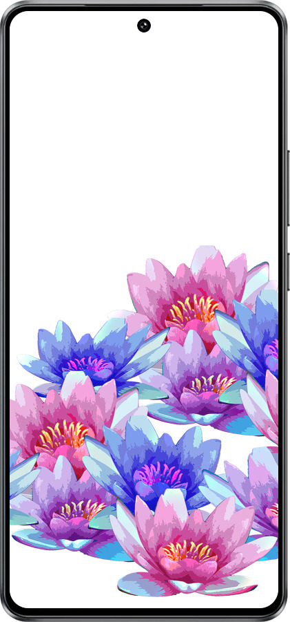 Силиконовый чехол Лотос для Vivo Y300 GT 5G - 4862u-4151 изображение 