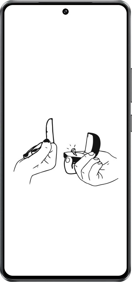 Силиконовый чехол Предложение для Vivo Y300 GT 5G - 4898u-4151 изображение 