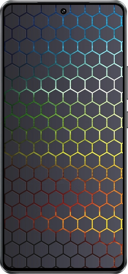 Силиконовый чехол Переливающиеся соты для Vivo IQOO Neo 10 5G - 498u-3920 изображение 