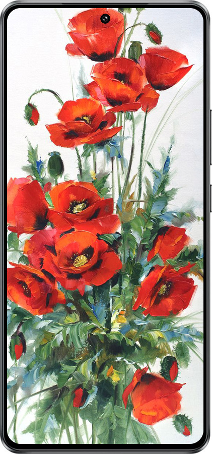 Силиконовый чехол Маки для Vivo iQOO Z10 Turbo - 523u-4150 изображение 