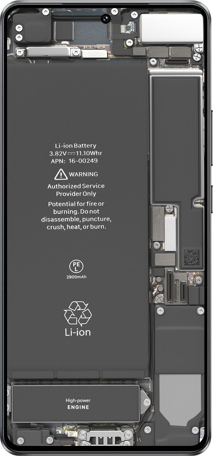 Силиконовый чехол Детали смартфона для Vivo Y300 GT 5G - 5487u-4151 изображение 