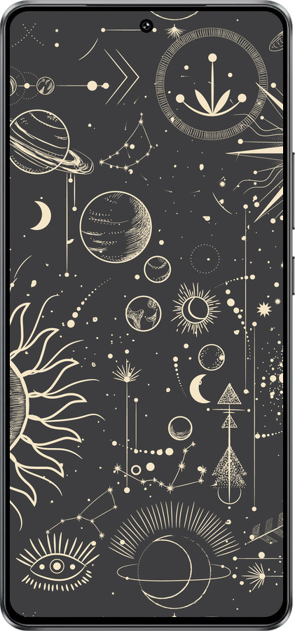 Силиконовый чехол Фаза луны для Vivo iQOO Z10 Turbo - 5605u-4150 изображение 