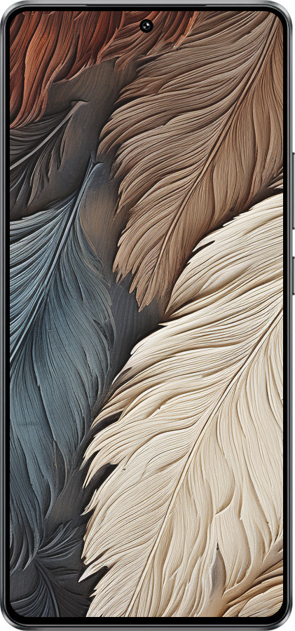 Силиконовый чехол Листья в стиле бохо для Vivo iQOO Z10 Turbo - 5643u-4150 изображение 