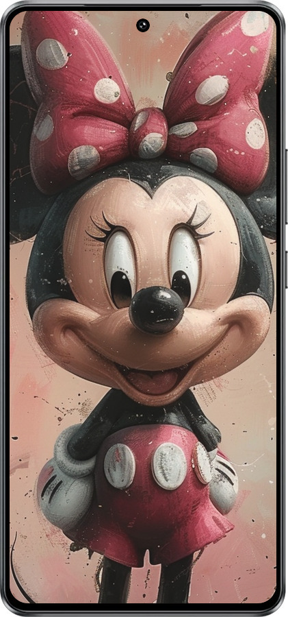 Силиконовый чехол Minnie Mouse для Vivo iQOO Z10 Turbo - 6054u-4150 изображение 