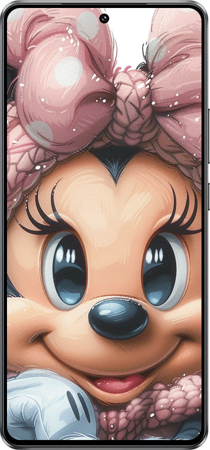 Силиконовый чехол Минни Маус с бантиком для Vivo Y300 GT 5G - 6055u-4151 изображение 