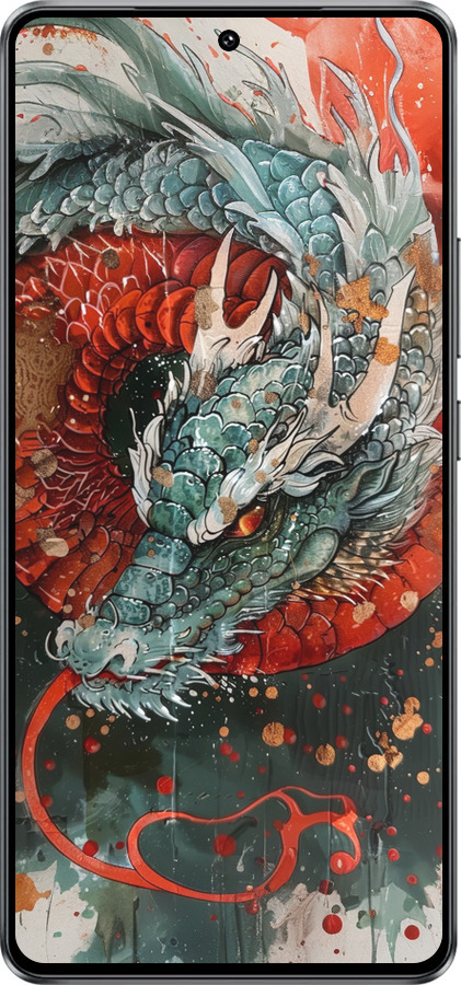 Силиконовый чехол Стихия огня для Vivo iQOO Z10 Turbo - 6101u-4150 изображение 