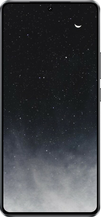 Силіконовий чехол Голубые облака, Голубая луна для Vivo iQOO Z10 Turbo - 6396u-4150 изображение 