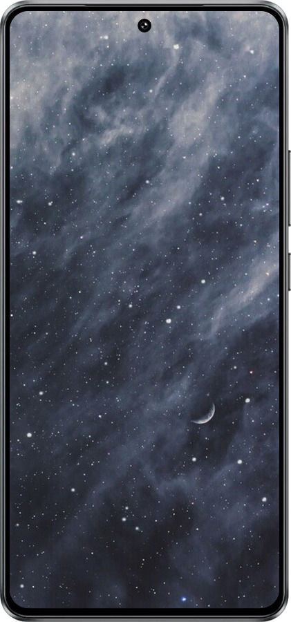 Силіконовий чехол Сині хмари, Синій місяць для Vivo iQOO Z10 Turbo - 6398u-4150 изображение 