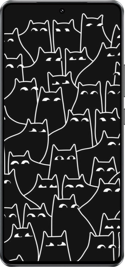 Силіконовий чехол Із зображенням кішок для Vivo IQOO Neo 10 5G - 6470u-3920 изображение 