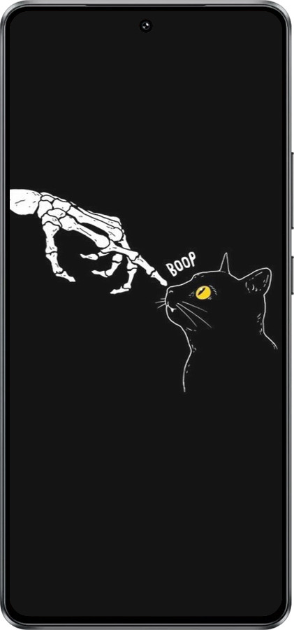 Силиконовый чехол Кошка для Vivo iQOO Z10 Turbo - 6505u-4150 изображение 