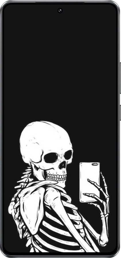 Силиконовый чехол Скелет делает Selfie для Vivo IQOO Neo 10 5G - 6535u-3920 изображение 