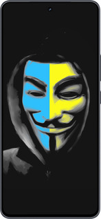 Силиконовый чехол Украинский анонимус для Vivo iQOO Neo9 - 1062u-3631 изображение 