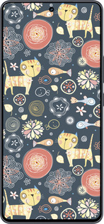 Силиконовый чехол Котята v4 для Vivo iQOO Neo9 - 1224u-3631 изображение 