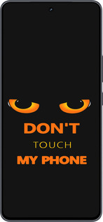 Силиконовый чехол Don't touch the phone для Vivo iQOO Neo9 - 4261u-3631 изображение 