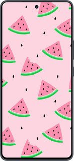 Силиконовый чехол Розовый арбуз для Vivo iQOO Neo9 - 4314u-3631 изображение 