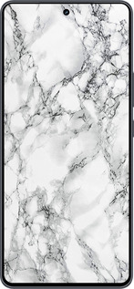 Силиконовый чехол Мрамор белый для Vivo iQOO Neo9 - 4480u-3631 изображение 