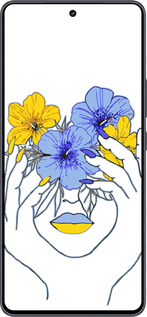 Силиконовый чехол Девушка v4 для Vivo iQOO Neo9 - 5276u-3631 изображение 