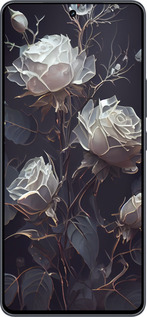 Силиконовый чехол Розы 2 для Vivo iQOO Neo9 - 5550u-3631 изображение 