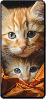 Силиконовый чехол Котики 2 для Vivo iQOO Neo9 - 5664u-3631 изображение 