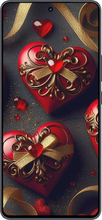 Силіконовий чехол Сердечки v4 для Vivo iQOO Neo9 - 5834u-3631 изображение 