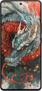 Силиконовый чехол Стихия огня для Vivo iQOO Neo9 - 6101u-3631 изображение 