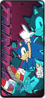 Силиконовый чехол Соник для Vivo iQOO Neo9 - 6284u-3631 изображение 