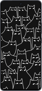 Силиконовый чехол С изображением кошек для Vivo iQOO Neo9 - 6470u-3631 изображение 