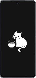 Силиконовый чехол С милым котом на черном фоне для Vivo iQOO Neo9 - 6528u-3631 изображение 