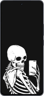 Силиконовый чехол Скелет делает Selfie для Vivo iQOO Neo9 - 6535u-3631 изображение 