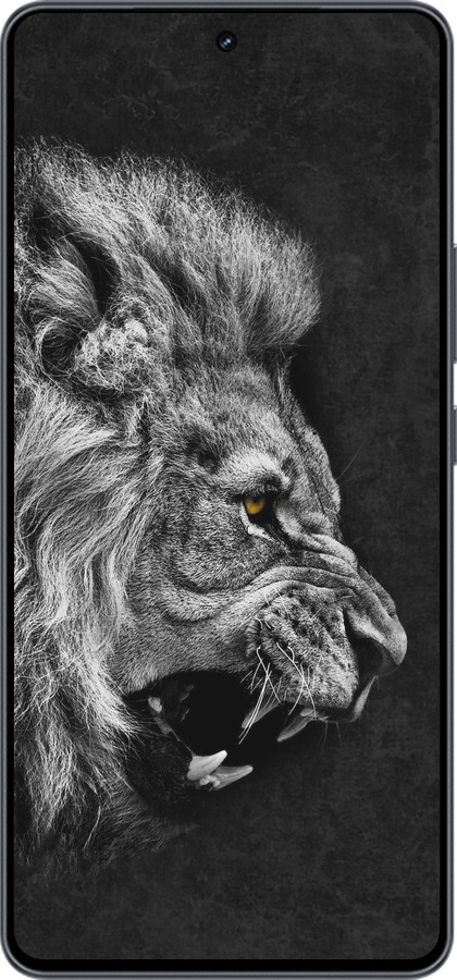 Силиконовый чехол Лев для Vivo iQOO Neo9 - 1080u-3631 изображение 