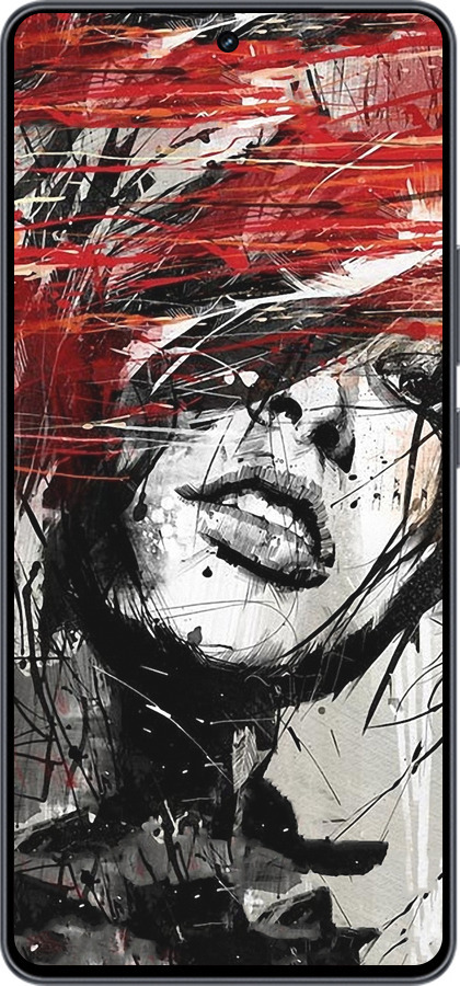 Силиконовый чехол Лицо девушки для Vivo iQOO Neo9 - 1162u-3631 изображение 