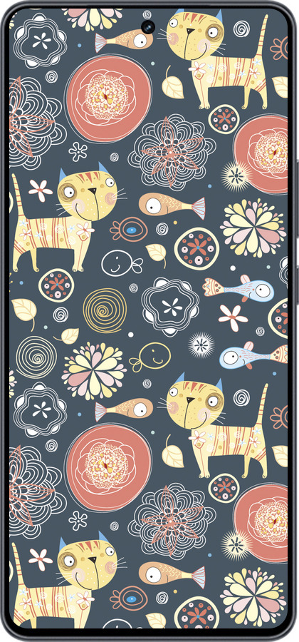 Силиконовый чехол Котята v4 для Vivo iQOO Neo9 - 1224u-3631 изображение 