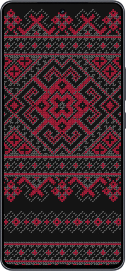 Силіконовий чехол Вишиванка 52 для Vivo iQOO Neo9 - 1763u-3631 изображение 