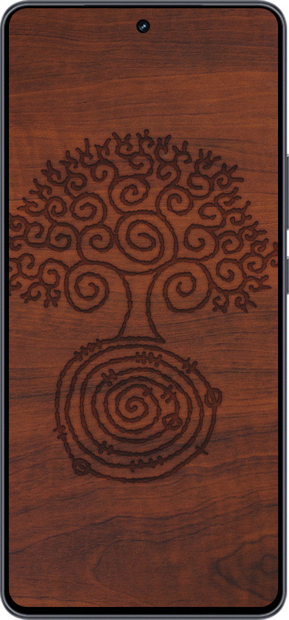 Силиконовый чехол Узор дерева для Vivo iQOO Neo9 - 4119u-3631 изображение 