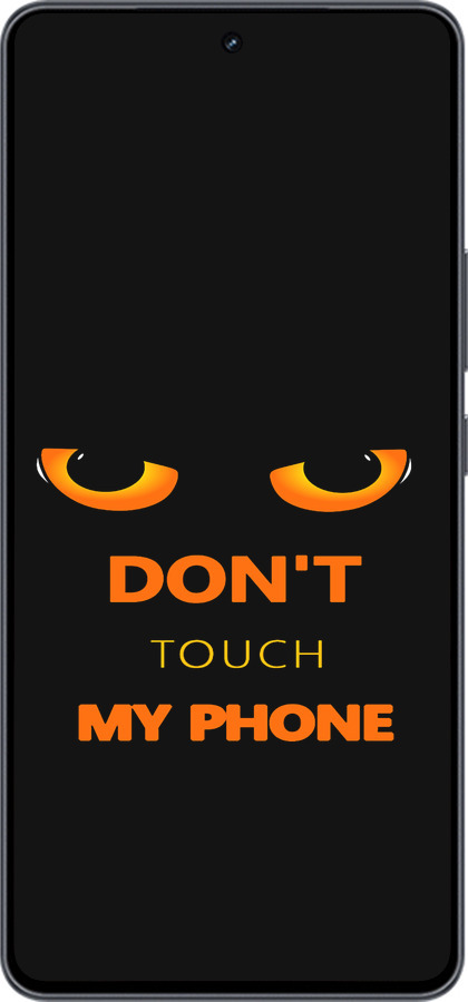 Силиконовый чехол Don't touch the phone для Vivo iQOO Neo9 - 4261u-3631 изображение 