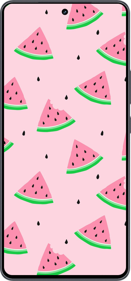 Силиконовый чехол Розовый арбуз для Vivo iQOO Neo9 - 4314u-3631 изображение 