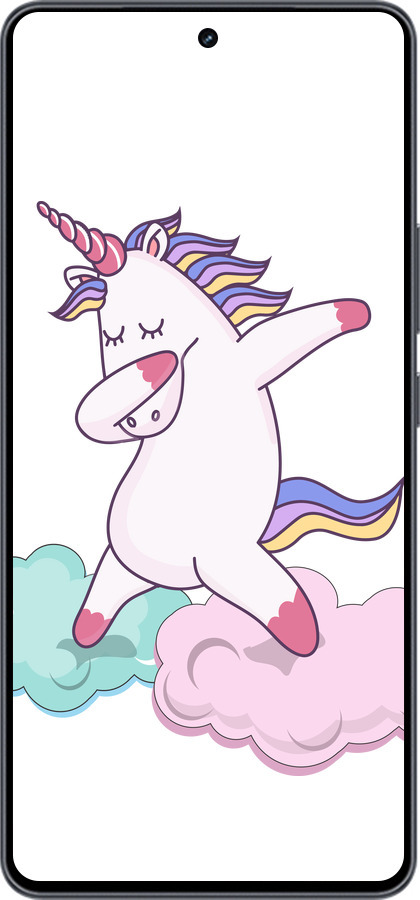 Силіконовий чехол Єдиноріг для Vivo iQOO Neo9 - 4702u-3631 изображение 