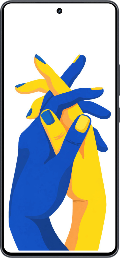 Силиконовый чехол Stand With Ukraine для Vivo iQOO Neo9 - 5255u-3631 изображение 